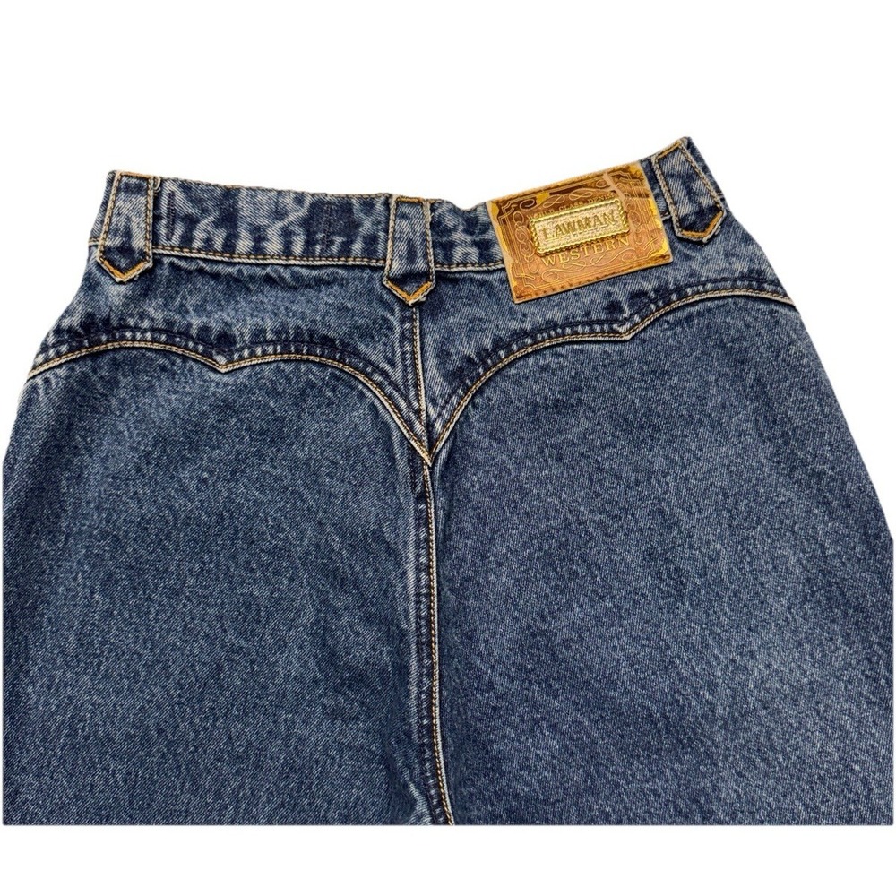 Lawman Western Bareback Jeans Women's Fits 24x36 Cowgirl Rodeo High Waist Mom - Picture 2 of 13